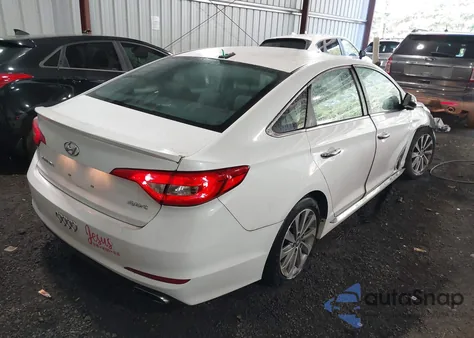 2017 Hyundai Sonata Sport из США, поврежденный, VIN 5NPE34AF8HH504026